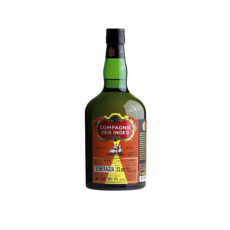 Single Cask Rhum Vieux Veneragua Multi Distilleries 13 ans COMPAGNIE DES INDES - 1